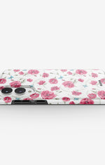 Samsung Galaxy S25 Edge Tough Case – Poppies in Bloom - View 3