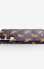 Samsung Galaxy S25 Edge Tough Case – Royal Doves - View 3