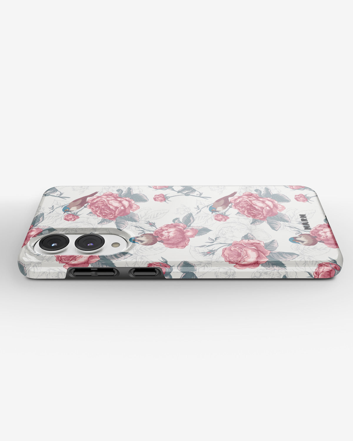 Samsung Galaxy S25 Edge Tough Case – Birds Among Roses - View 3