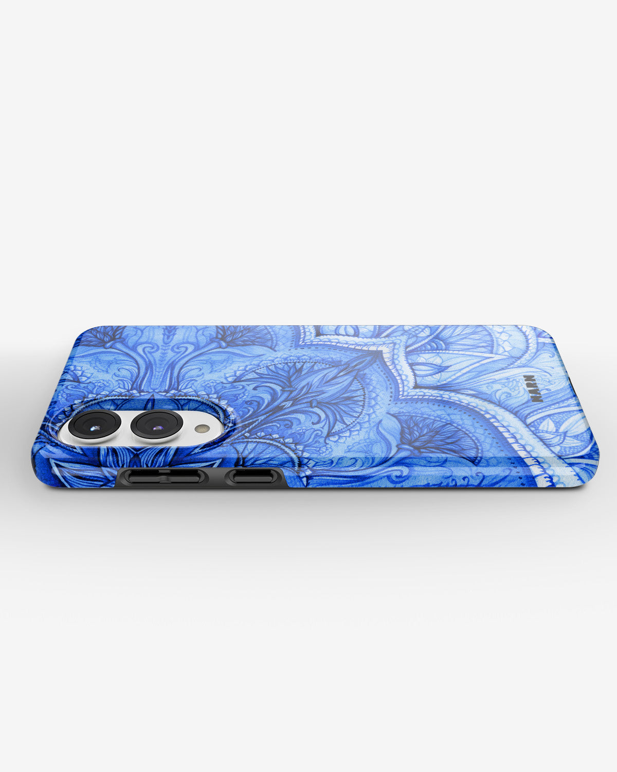 Samsung Galaxy S25 Edge Tough Case – Blue Vintage - View 3