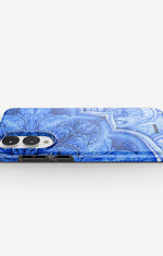 Samsung Galaxy S25 Edge Tough Case – Blue Vintage - View 3