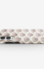 Samsung Galaxy S25 Edge Tough Case – Pink Marble Waves - View 3