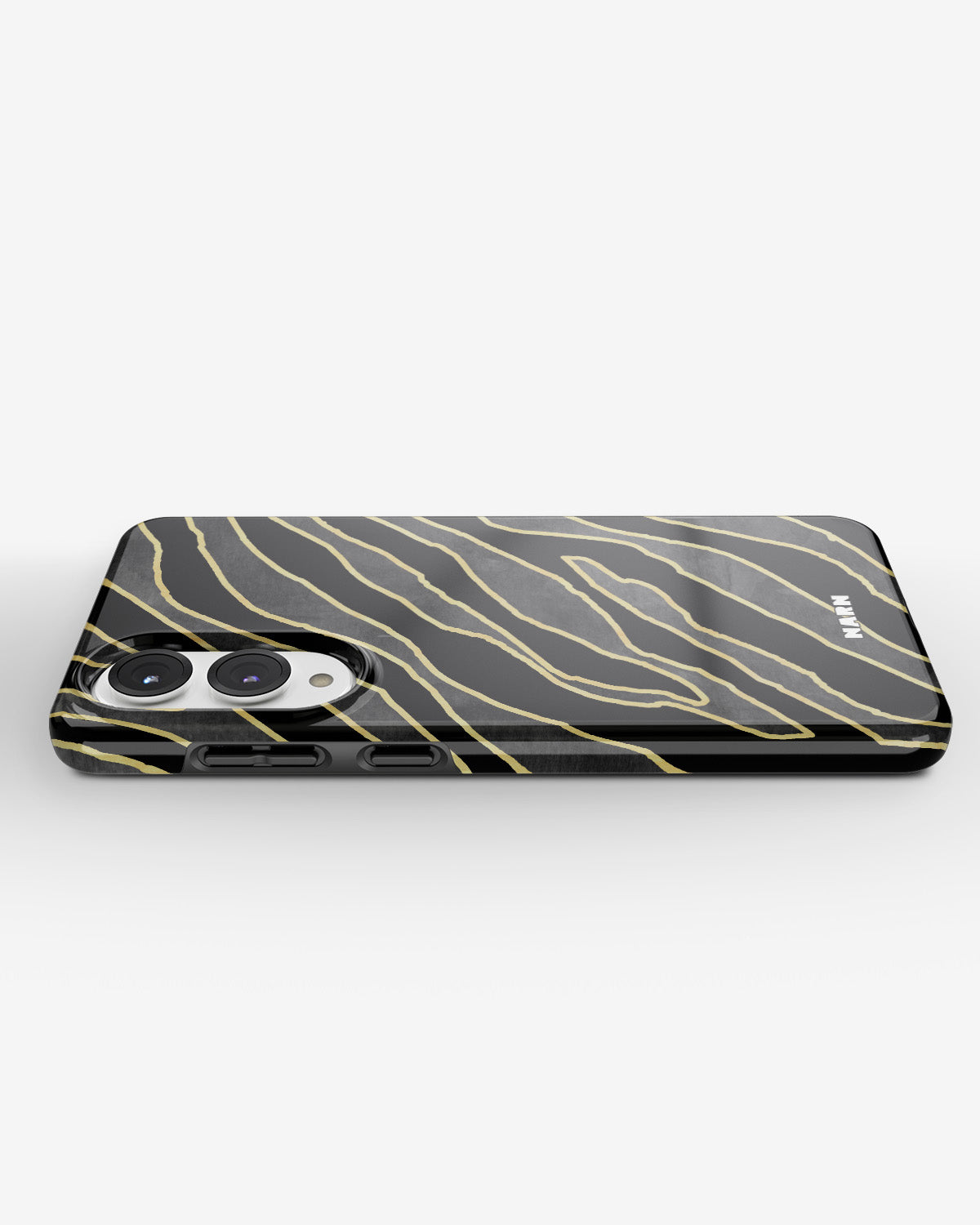 Samsung Galaxy S25 Edge Tough Case – Golden Zebra - View 3