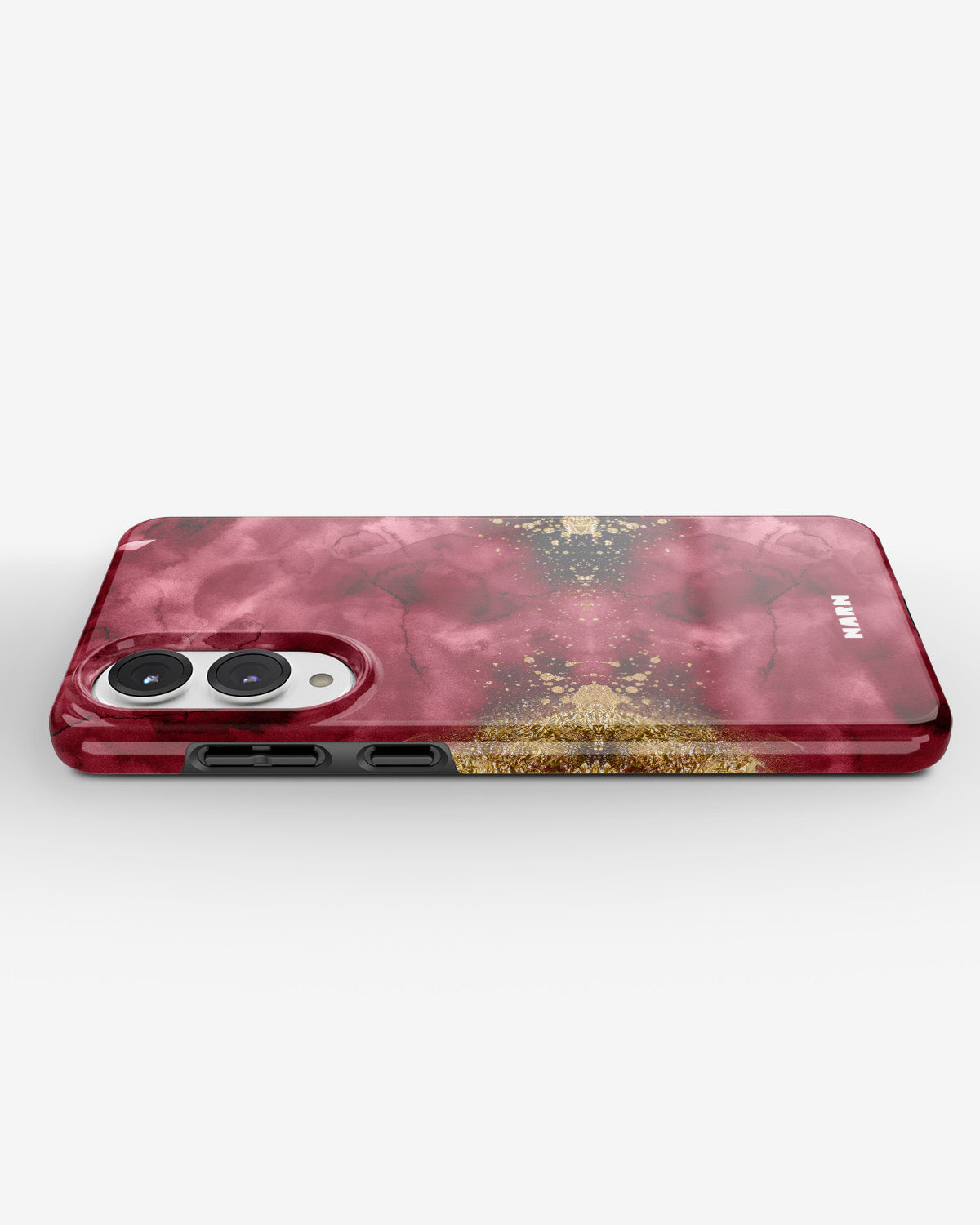 Samsung Galaxy S25 Edge Tough Case – Burgendy Shimmer - View 3