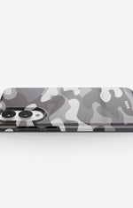 Samsung Galaxy S25 Edge Tough Case – Grey Camo - View 3