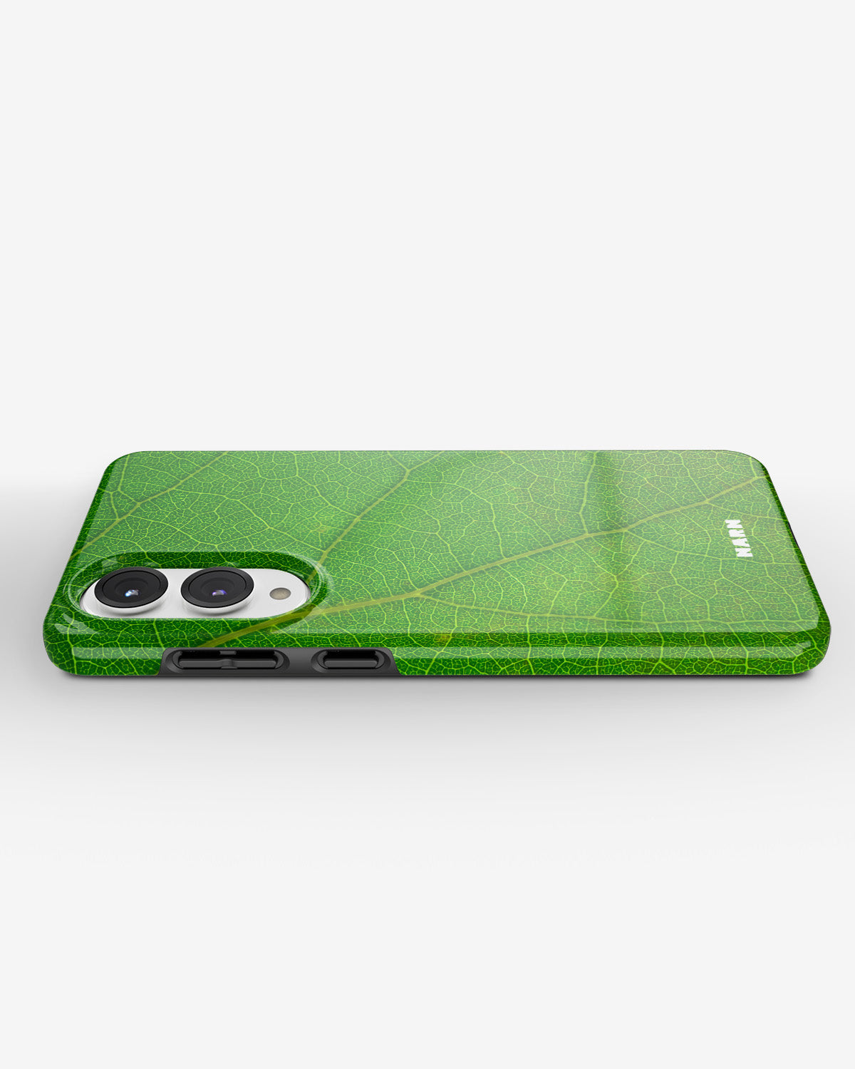 Samsung Galaxy S25 Edge Tough Case – Green Leafy - View 3