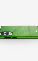 Samsung Galaxy S25 Edge Tough Case – Green Leafy - View 3