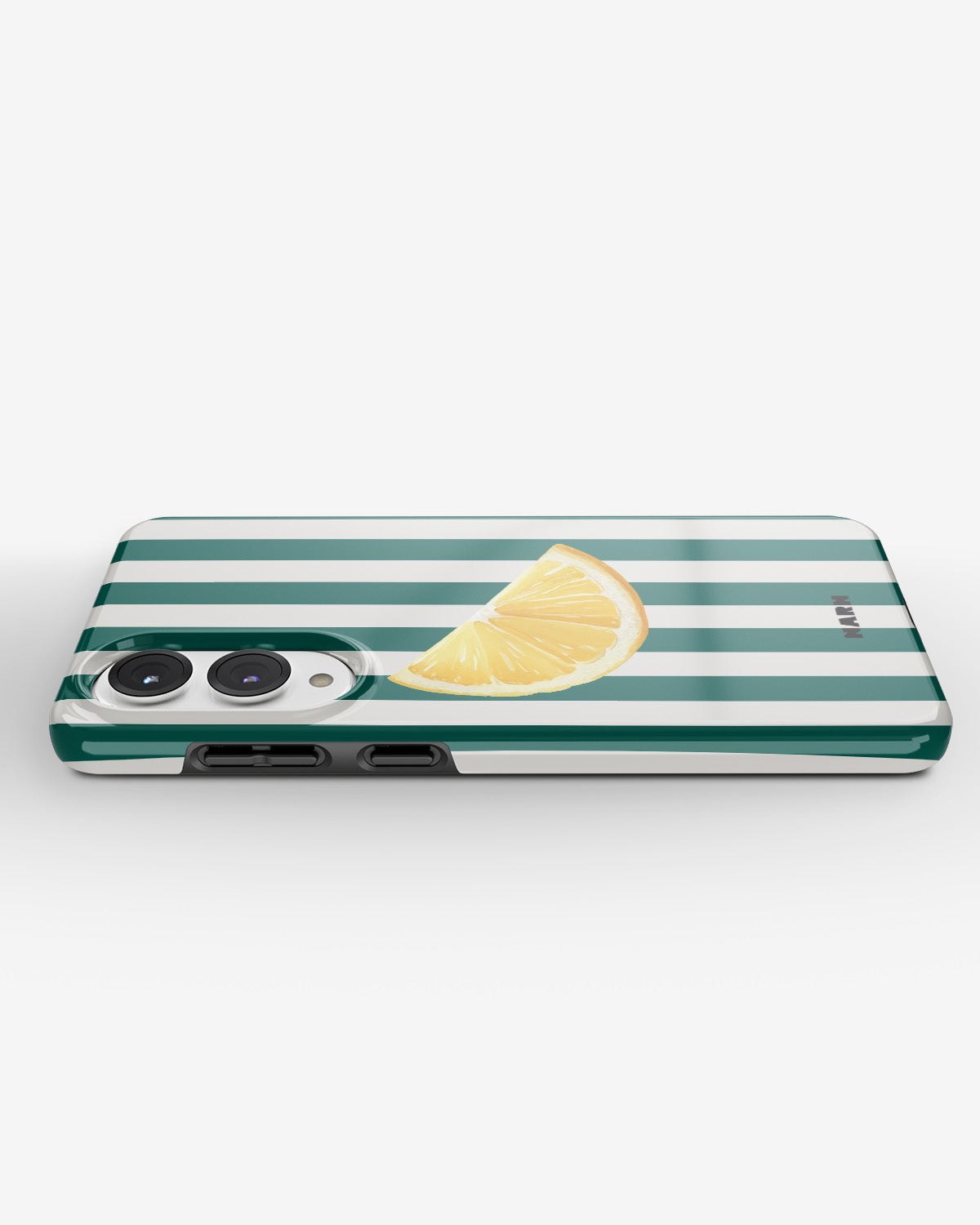 Samsung Galaxy S25 Edge Tough Case – Lemon Stripes - View 3