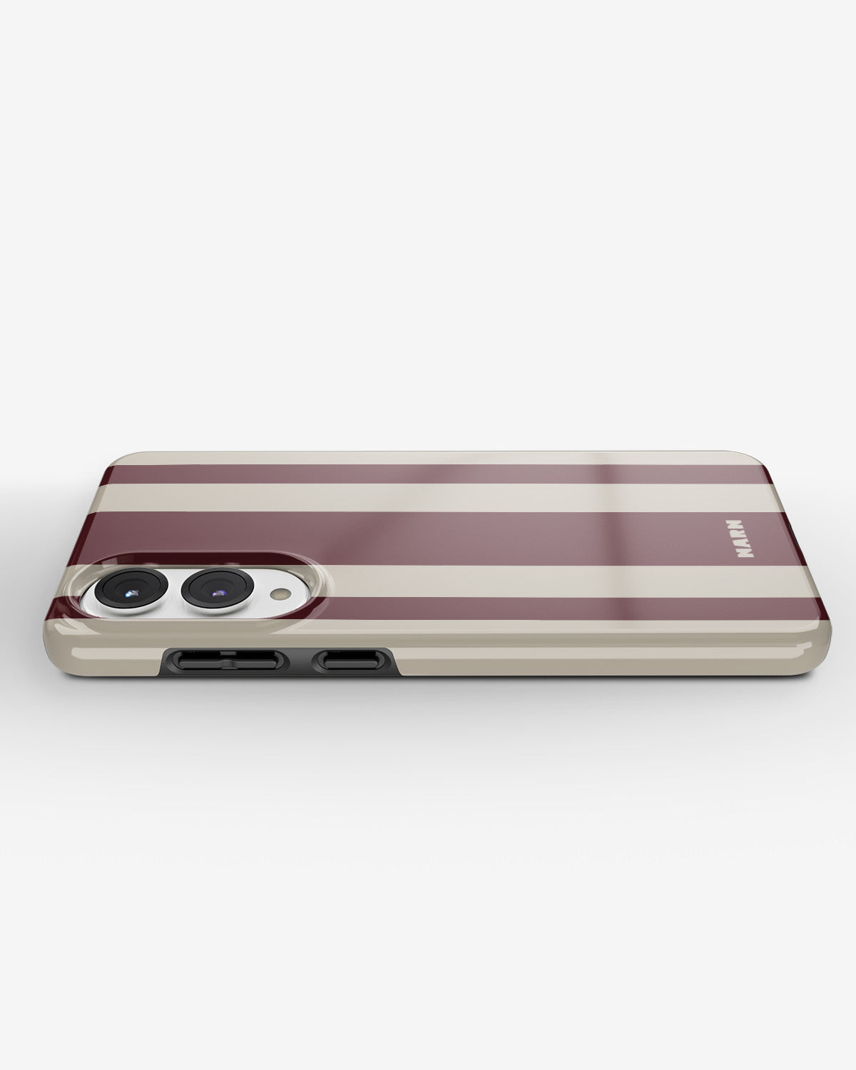Samsung Galaxy S25 Edge Tough Case – Bordeaux Stripe - View 3
