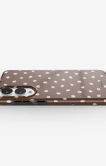 Samsung Galaxy S25 Edge Tough Case – Choco Dots - View 3