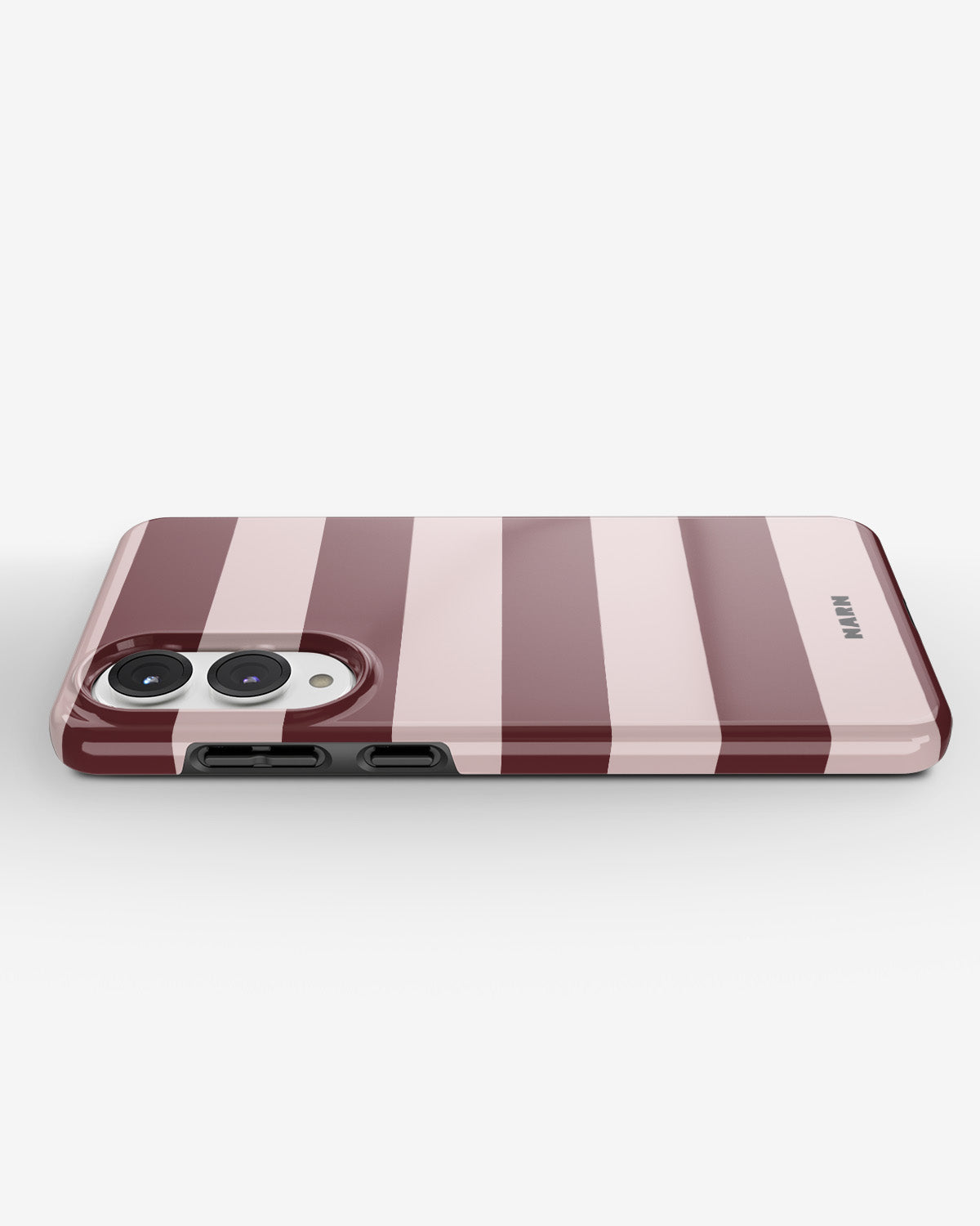 Samsung Galaxy S25 Edge Tough Case – Cranberry Stripe - View 3