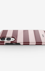 Samsung Galaxy S25 Edge Tough Case – Cranberry Stripe - View 3