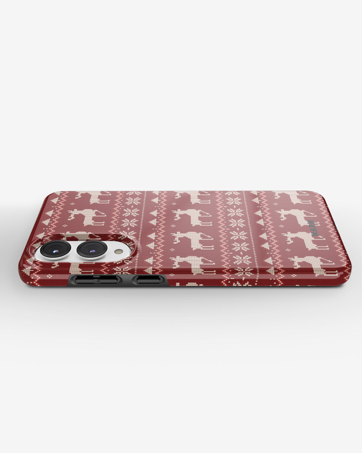 Samsung Galaxy S25 Edge Tough Case – Reindeer Knit - View 3