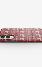 Samsung Galaxy S25 Edge Tough Case – Reindeer Knit - View 3
