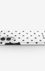 Samsung Galaxy S25 Edge Tough Case – Mono Dots - View 3