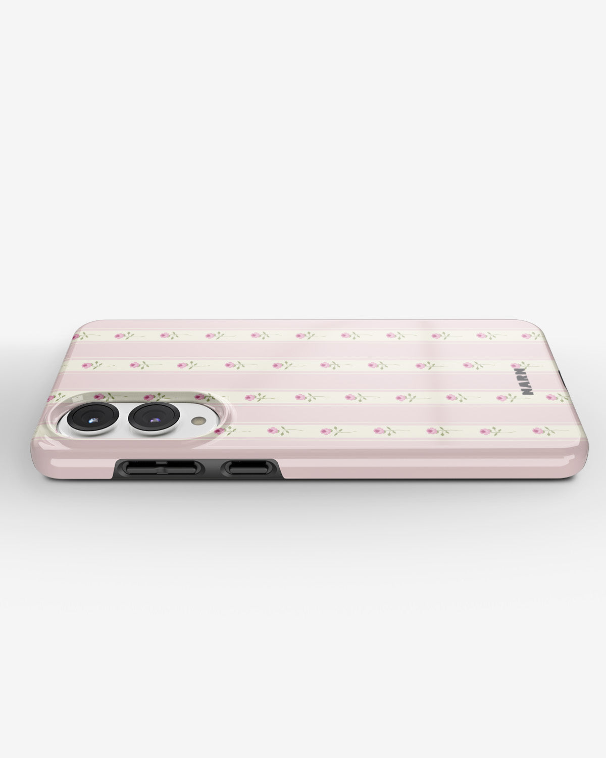 Samsung Galaxy S25 Edge Tough Case – Rose Lines - View 3