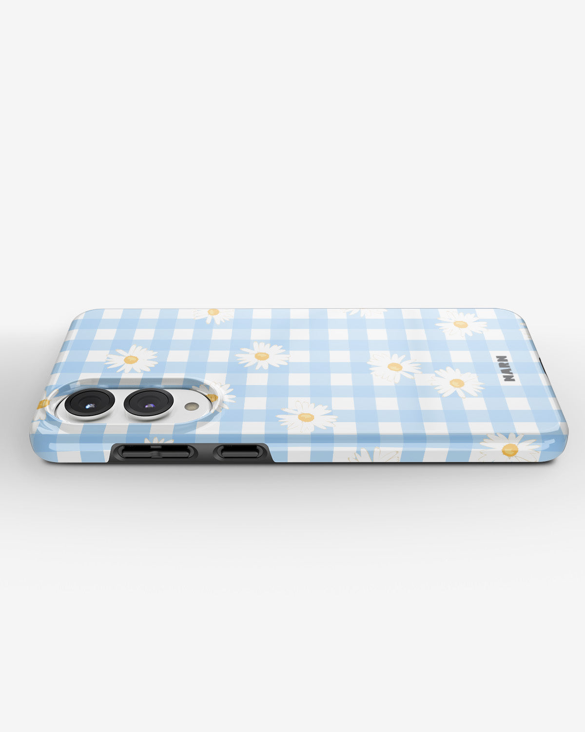 Samsung Galaxy S25 Edge Tough Case – Blue Daisies - View 3