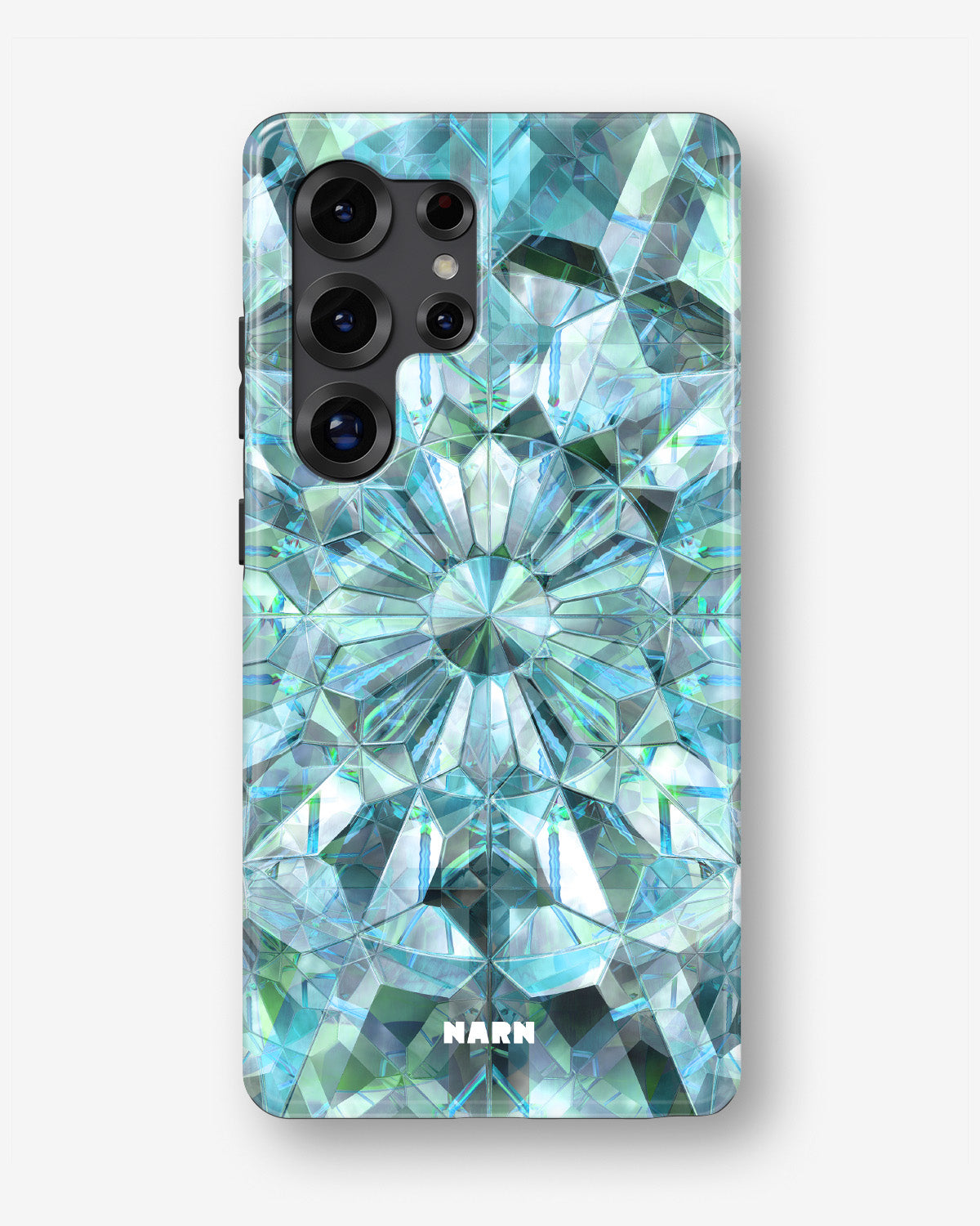 Samsung Galaxy S25 Ultra Tough Case – Green Crystals - View 1