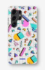 Samsung Galaxy S25 Ultra Tough Case – 80s Memphis - View 1