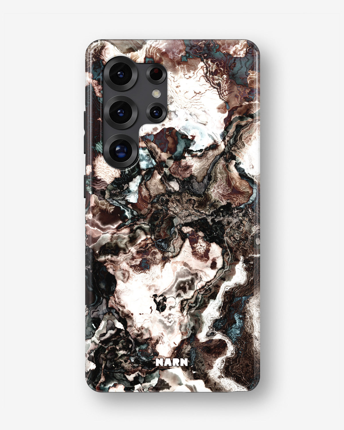 Samsung Galaxy S25 Ultra Tough Case – Marble Brown - View 1
