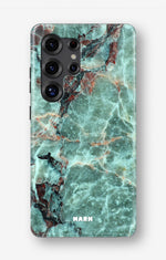 Samsung Galaxy S25 Ultra Tough Case – Green Marble - View 1