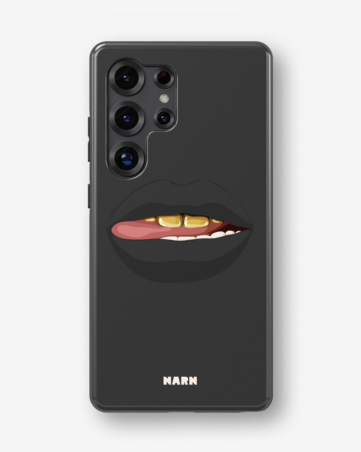 Samsung Galaxy S25 Ultra Tough Case – Golden Lips - View 1