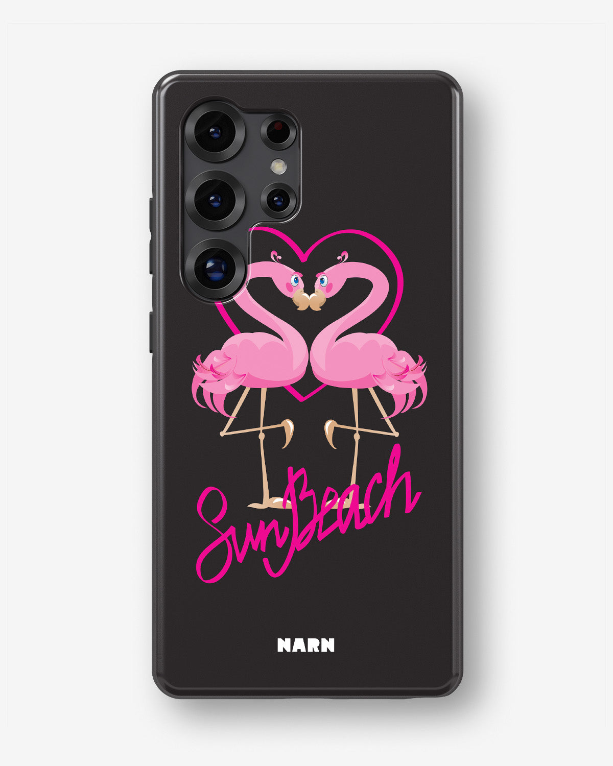 Samsung Galaxy S25 Ultra Tough Case – Beach Flamingo - View 1