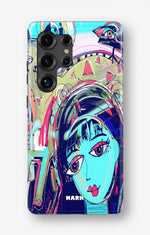 Samsung Galaxy S25 Ultra Tough Case – Abstract Cat - View 1