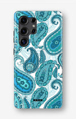 Samsung Galaxy S25 Ultra Tough Case – Turquoise Paisley - View 1
