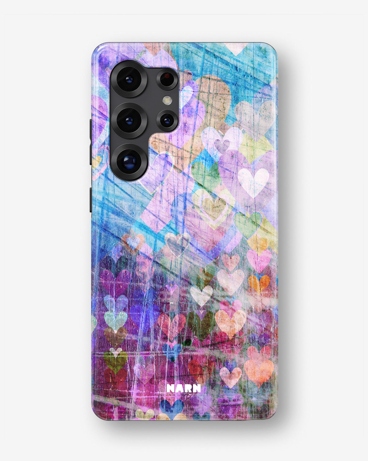 Samsung Galaxy S25 Ultra Tough Case – Purple Hearts - View 1