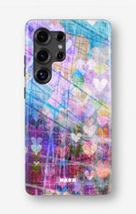 Samsung Galaxy S25 Ultra Tough Case – Purple Hearts - View 1