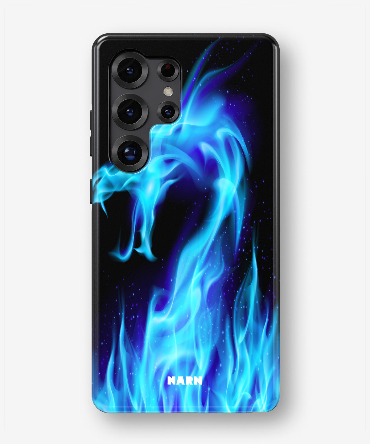 Samsung Galaxy S25 Ultra Tough Case – Blue Flames Dragon - View 1