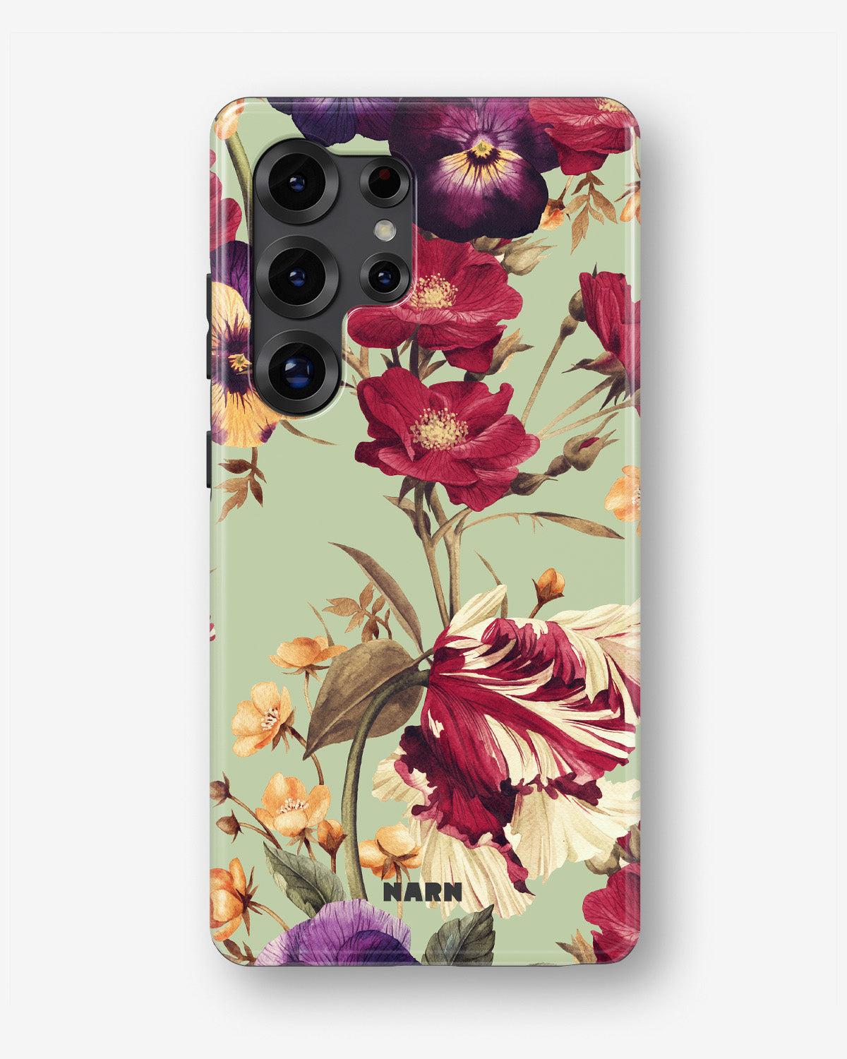 Samsung Galaxy S25 Ultra Tough Case – Pansy Pansy - View 1