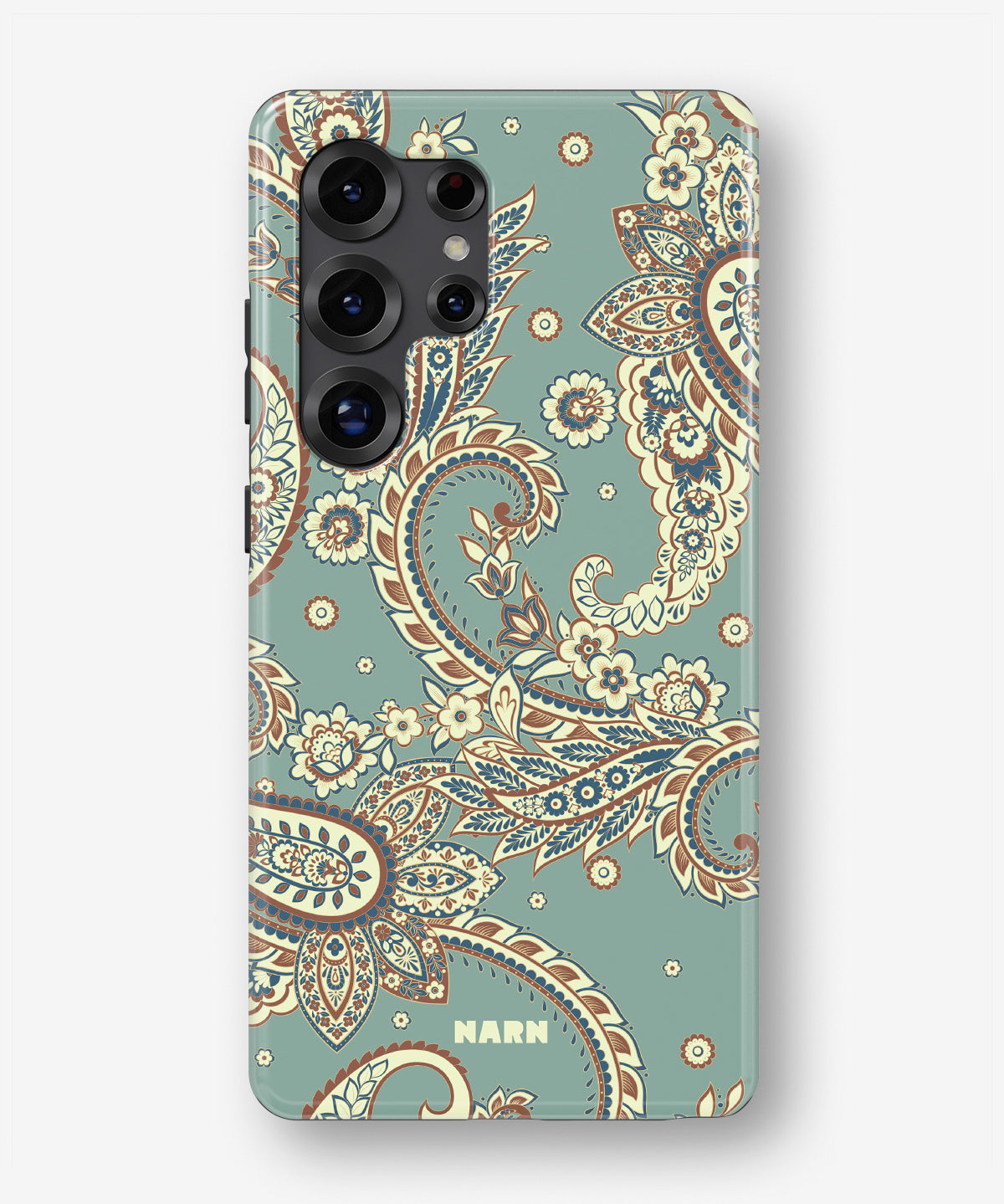 Samsung Galaxy S25 Ultra Tough Case – Paisley Green - View 1