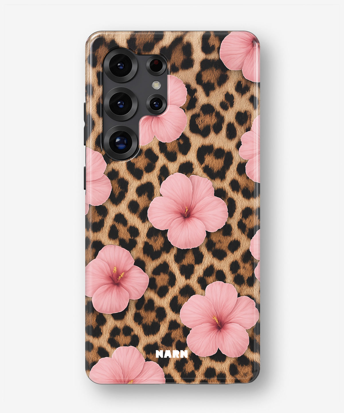Samsung Galaxy S25 Ultra Tough Case – Leopard Flower - View 1