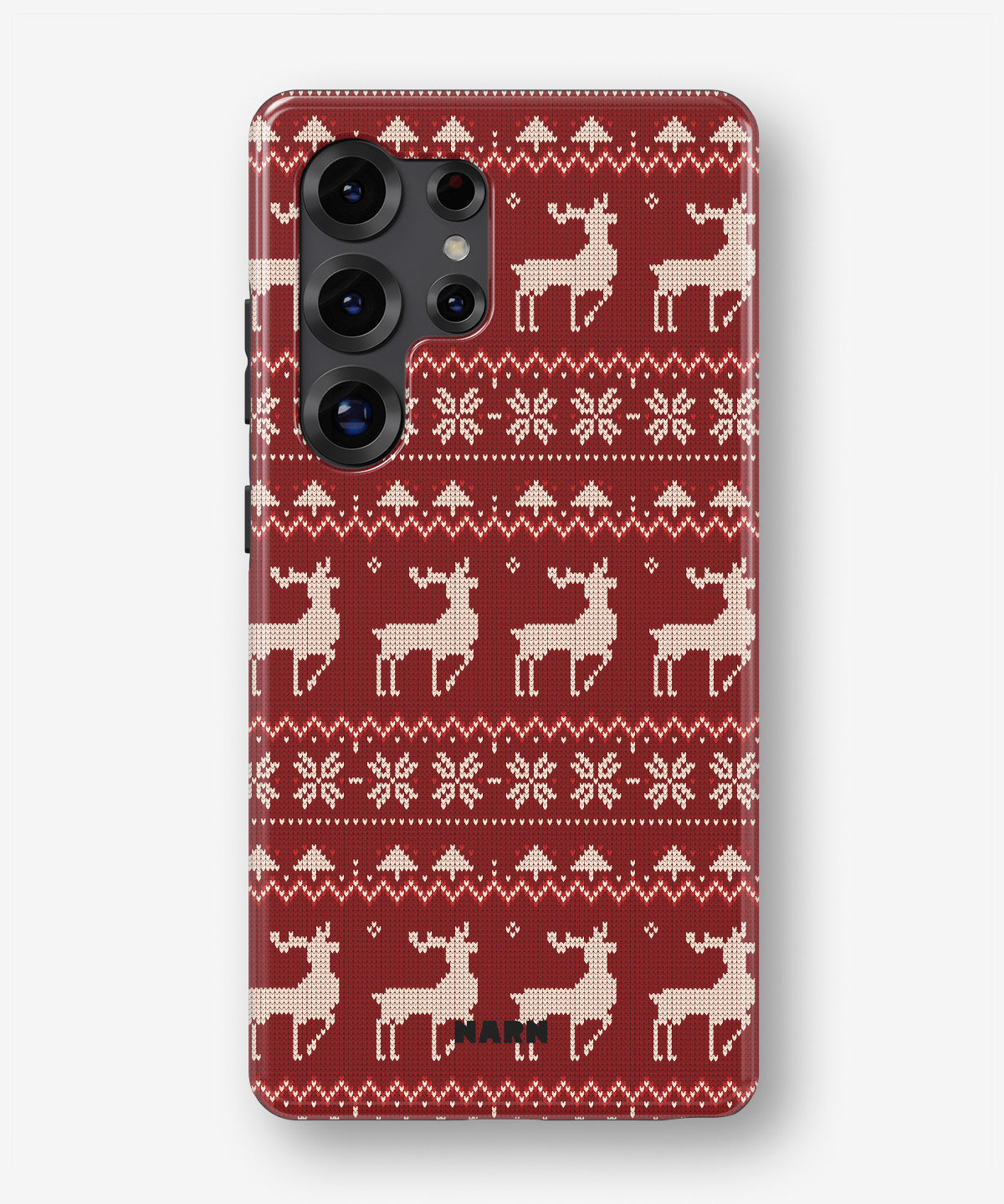 Samsung Galaxy S25 Ultra Tough Case – Reindeer Knit - View 1