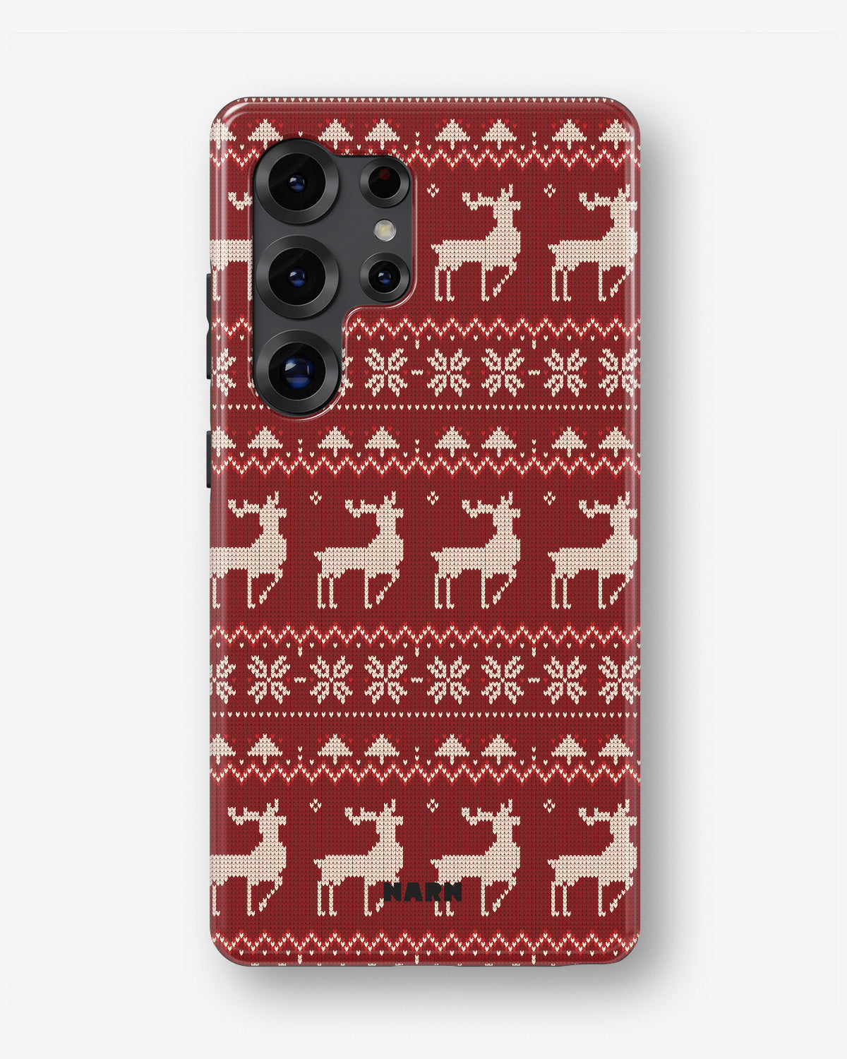 Samsung Galaxy S25 Ultra Tough Case – Reindeer Knit - View 1