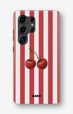 Samsung Galaxy S25 Ultra Tough Case – Cherry Stripes - View 1