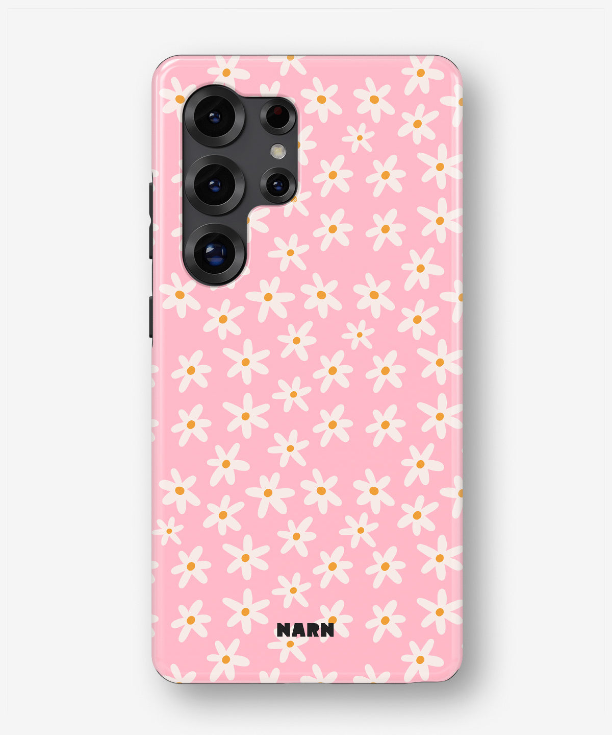 Samsung Galaxy S25 Ultra Tough Case – Pink Daisy - View 1