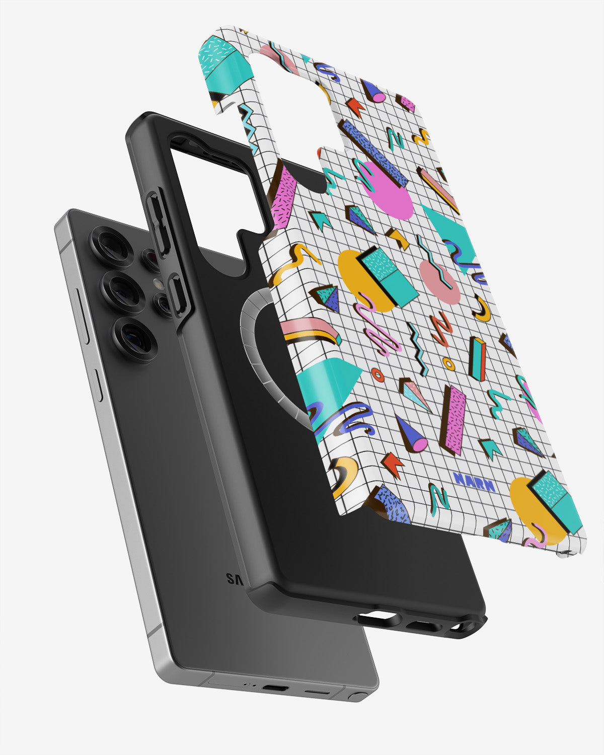 Samsung Galaxy S25 Ultra Tough Case – 80s Memphis - View 2