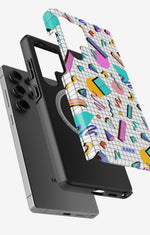 Samsung Galaxy S25 Ultra Tough Case – 80s Memphis - View 2