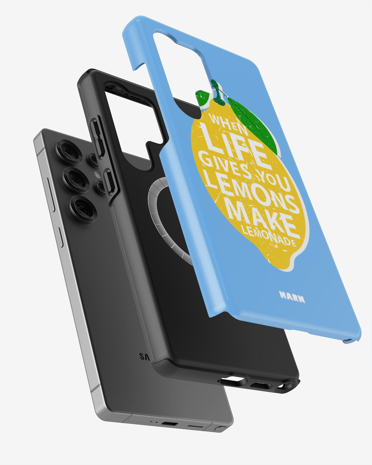 Samsung Galaxy S25 Ultra Tough Case – Lemon Quote - View 2
