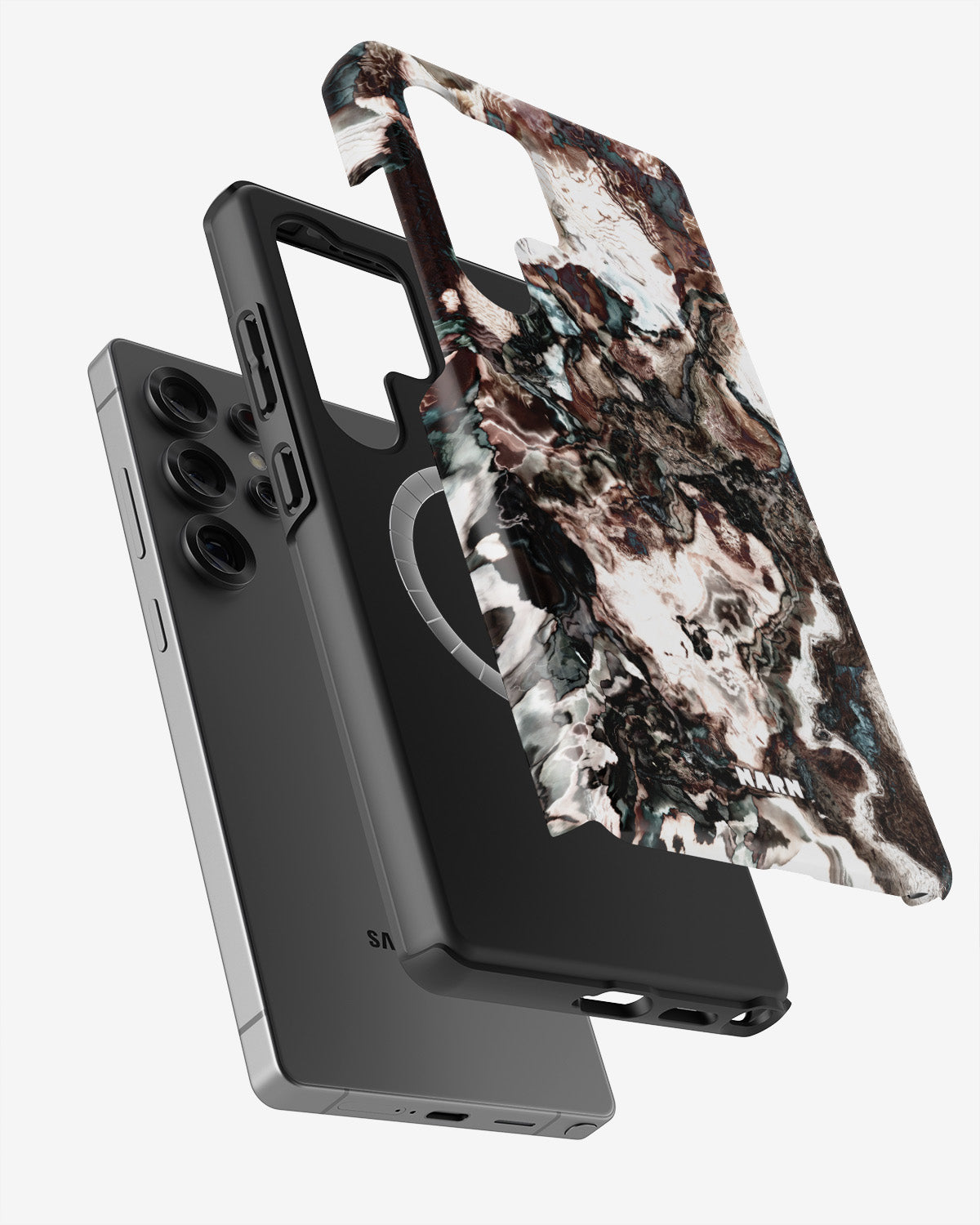 Samsung Galaxy S25 Ultra Tough Case – Marble Brown - View 2