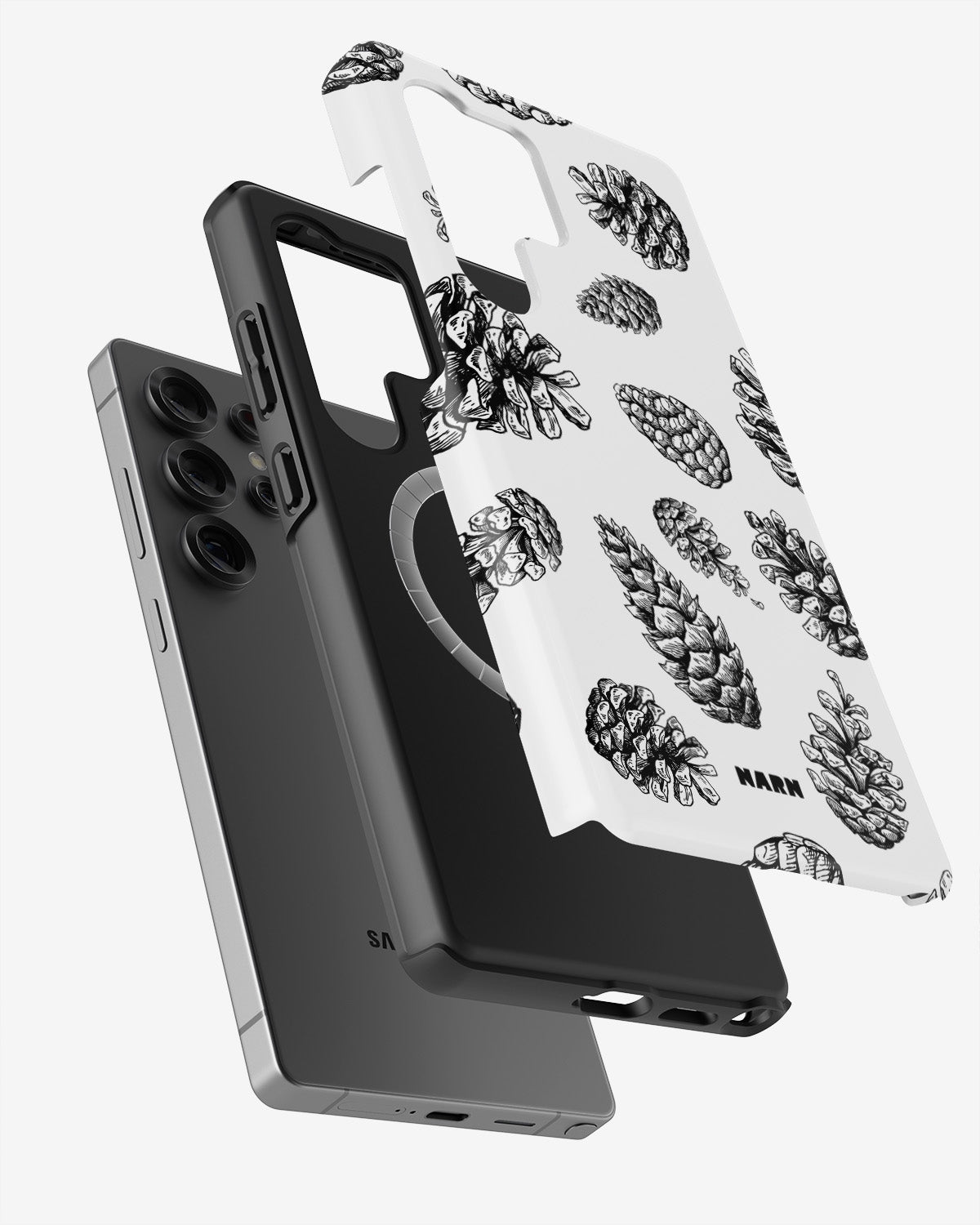 Samsung Galaxy S25 Ultra Tough Case – Pine Cones - View 2