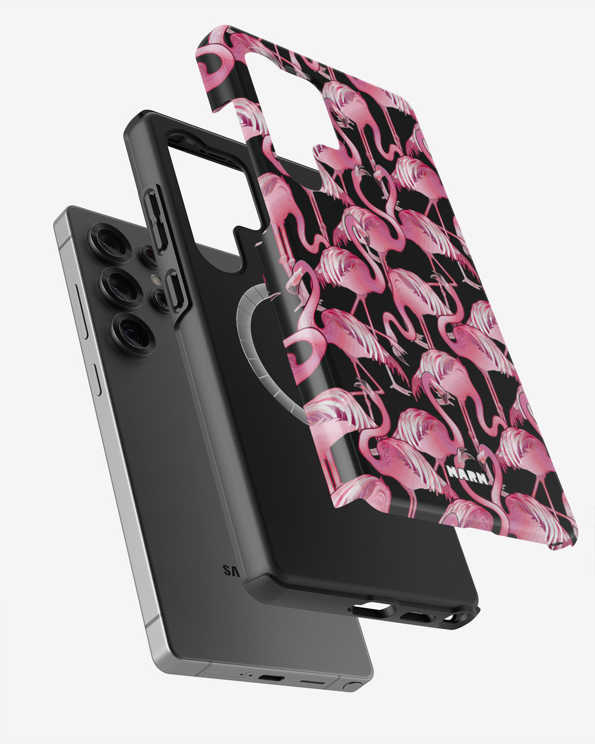 Samsung Galaxy S25 Ultra Tough Case – Flamingos - View 2