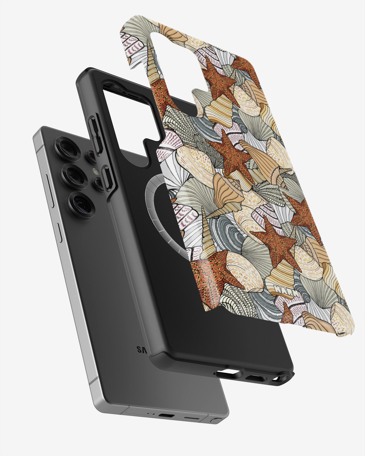Samsung Galaxy S25 Ultra Tough Case – Sea Shells - View 2