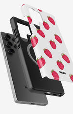 Samsung Galaxy S25 Ultra Tough Case – Raspberry Bliss - View 2
