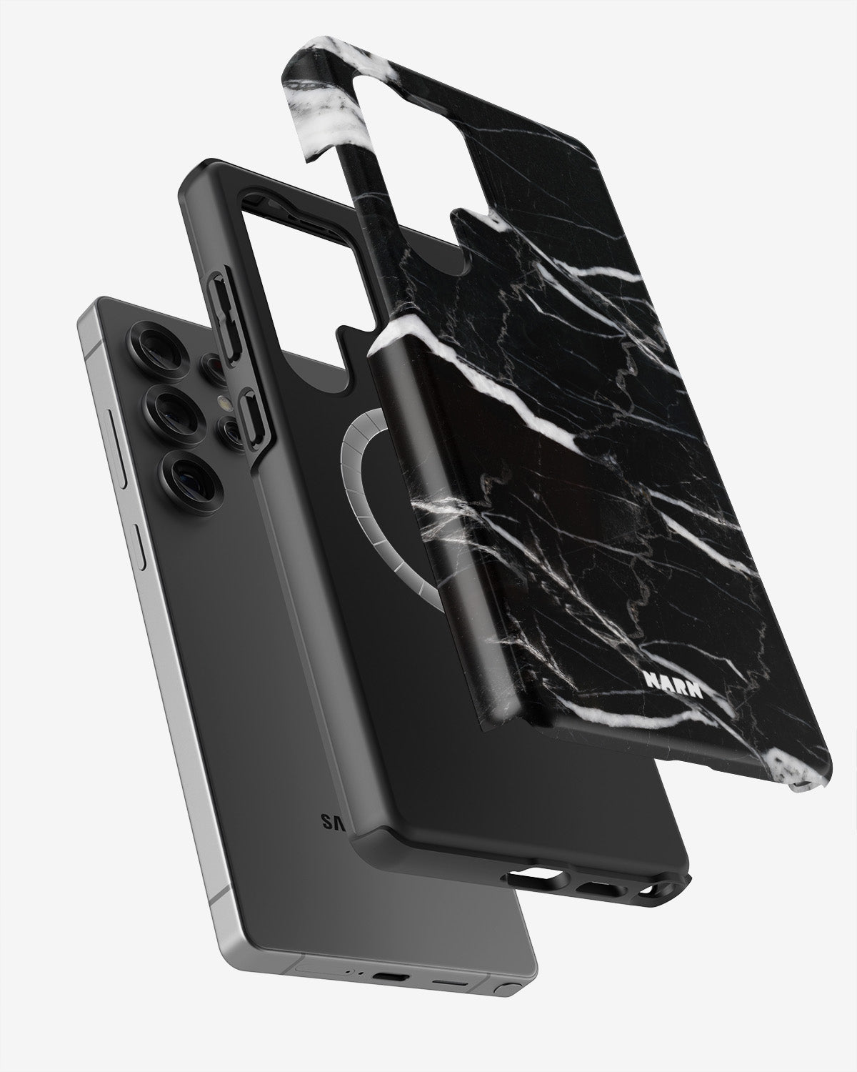 Samsung Galaxy S25 Ultra Tough Case – Black Marble - View 2