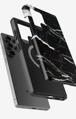 Samsung Galaxy S25 Ultra Tough Case – Black Marble - View 2