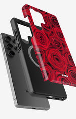 Samsung Galaxy S25 Ultra Tough Case – Red Roses - View 2